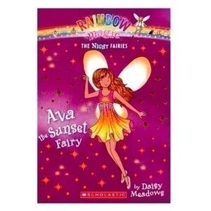 Rainbow Magic series Ava the Sunset Fairy by Daisy Meadows book gently preloved